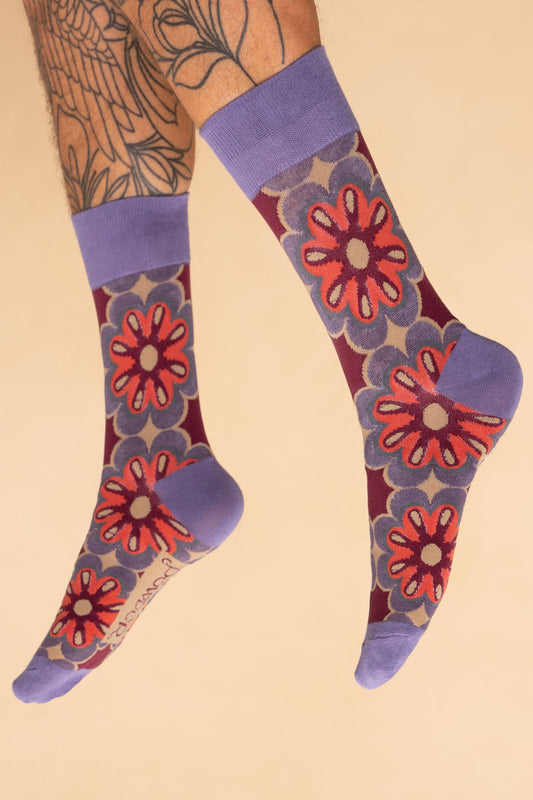 FLORAL MOSAIC SOCKS